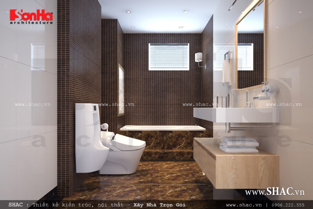 nội thất wc đẹp, thiết kế phòng vệ sinh đẹp