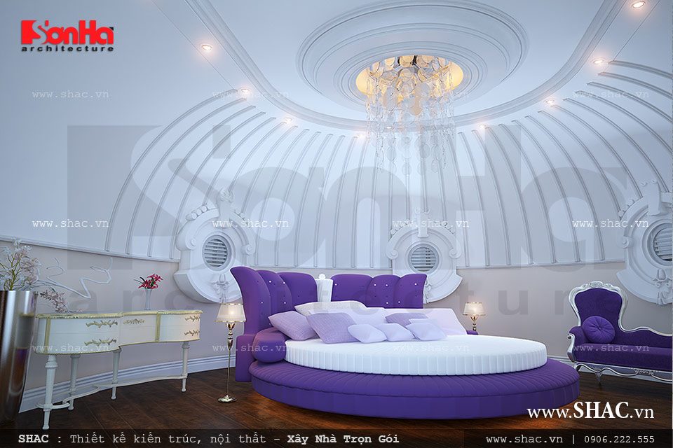 Thiết kế nội thất phòng ngủ sáng tạo