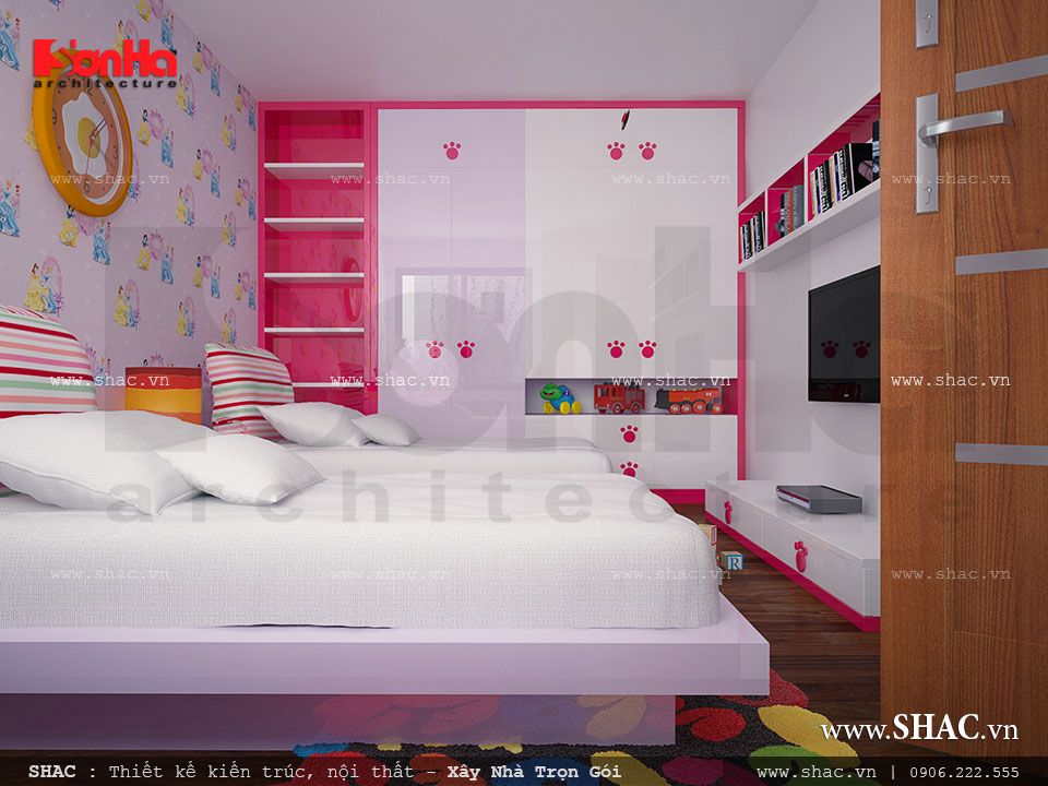Phòng ngủ xinh cho con gái
