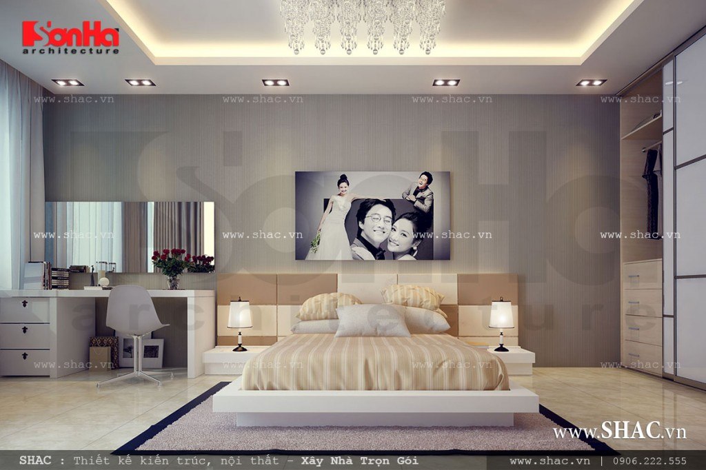 Thiết kế phòng ngủ hiện đại đẹp