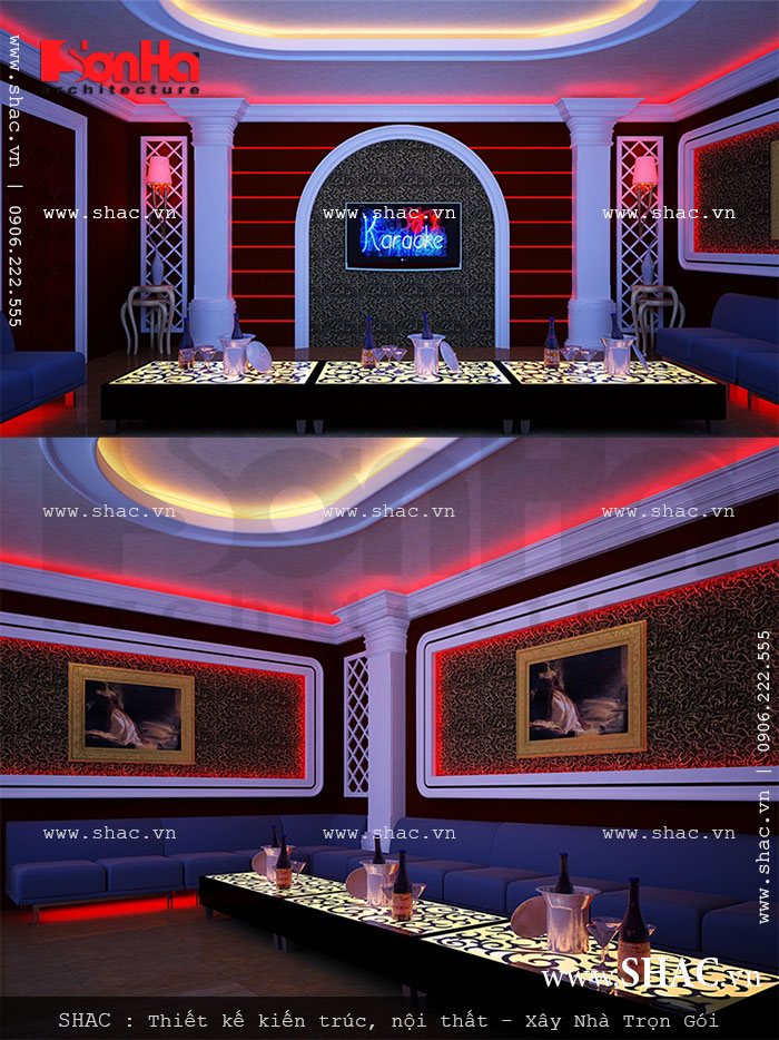 Phòng karaoke hiện đại