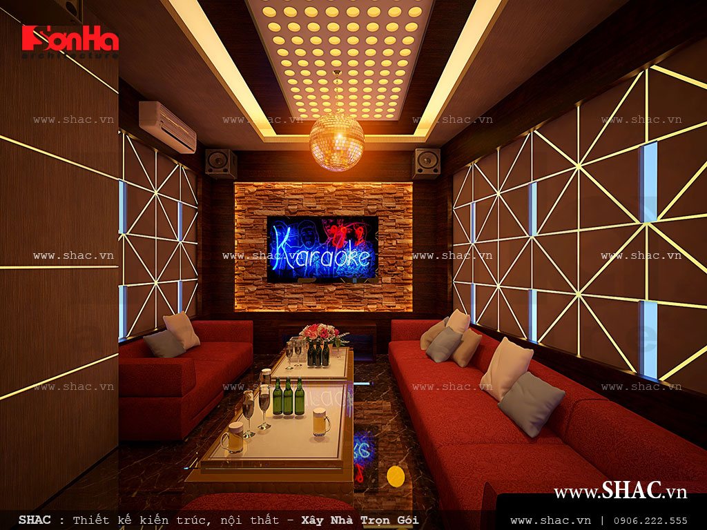 Thiết kế nội thất quán karaoke