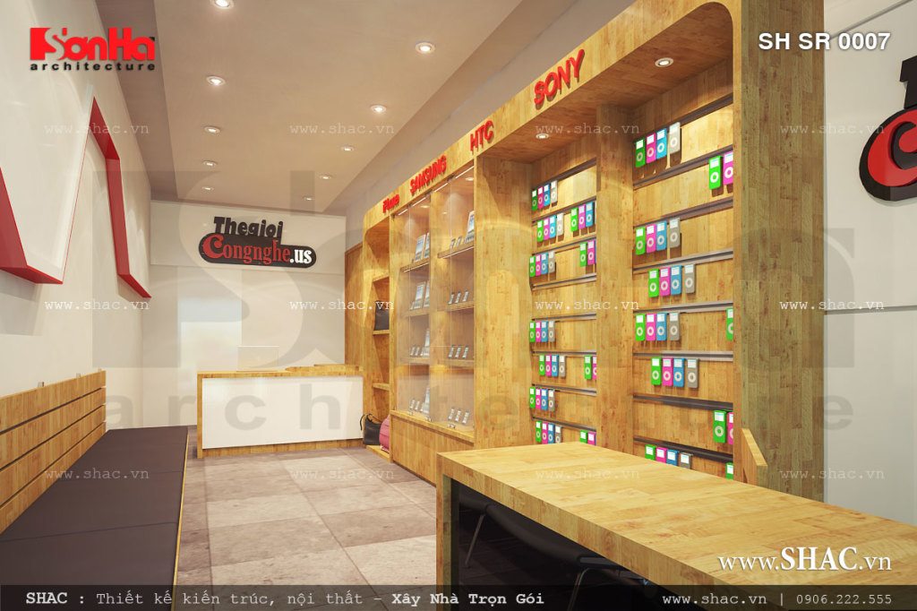 Thiết kế shop điện thoại apple tại Hải Phòng