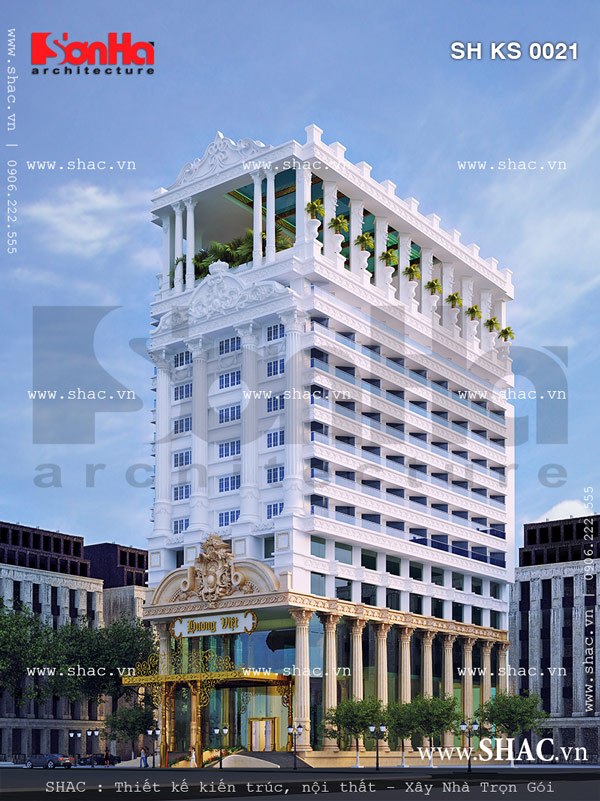 Khách sạn Hương Việt tiêu chuẩn 4 sao 11 tầng