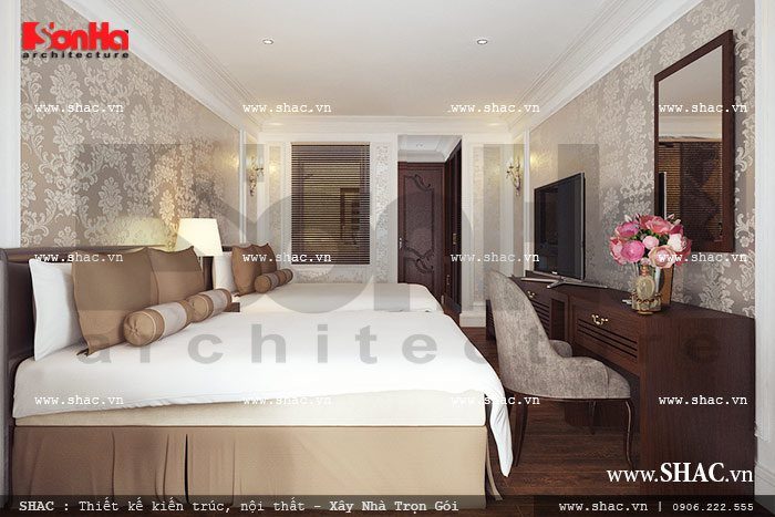Mẫu phòng ngủ khách sạn đẹp sh ks 0022