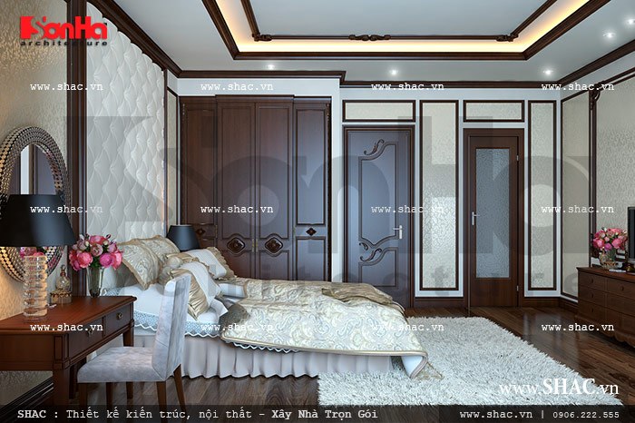 phòng ngủ master phong cách Pháp