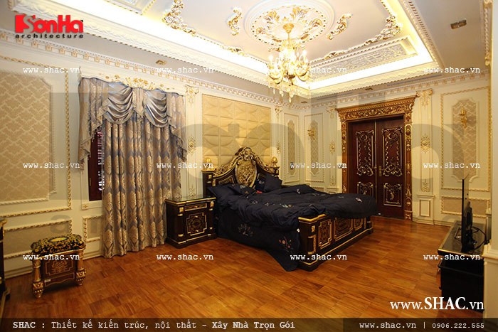 Thiết kế phòng ngủ mang phong cách vương giả sh btld 0012