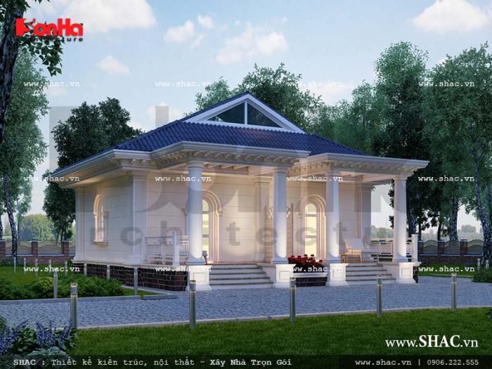 Thiết kế nhà bungalow 2P khách sạn 5 sao tại Phú Quốc sh ks 0023