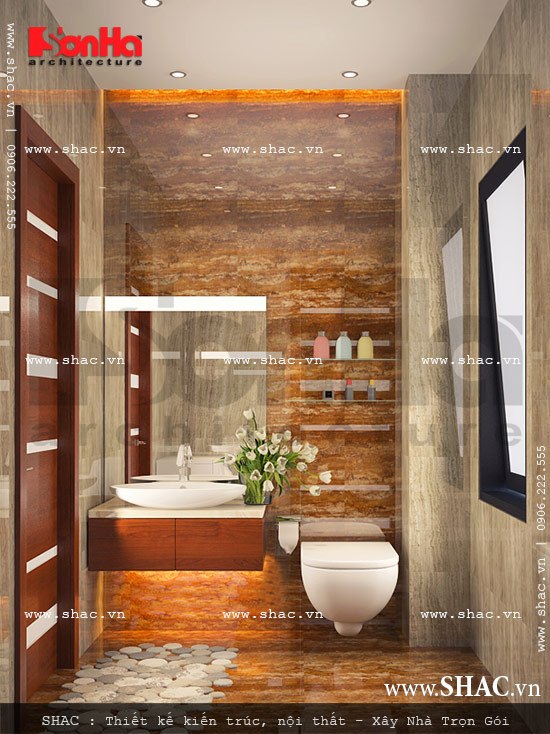 Các cách thiết kế nội thất phòng tắm và vệ sinh