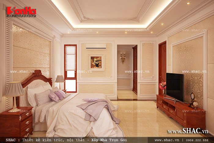 Phòng ngủ phong cách pháp đẹp sh btp 0079