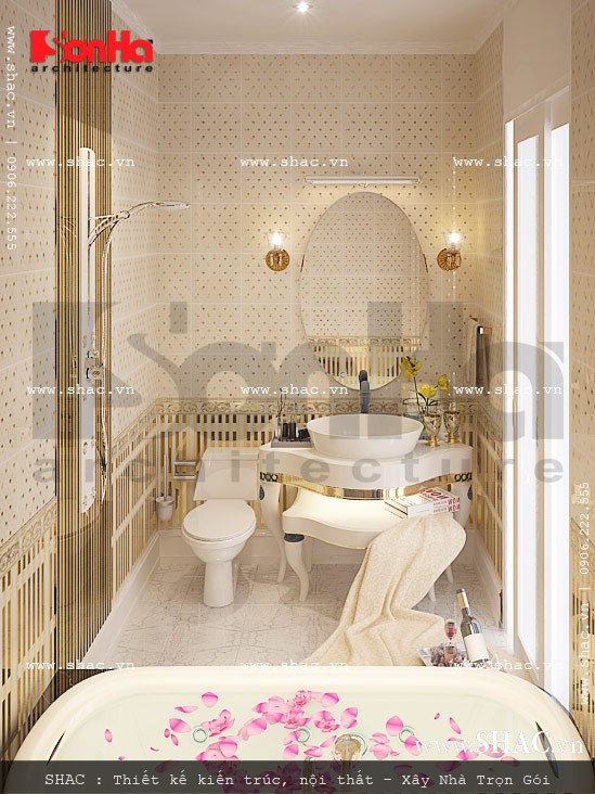 Phòng tắm tuyệt đẹp của căn hộ vincom hp