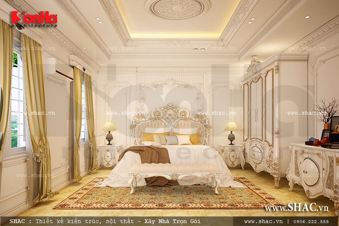 Phòng ngủ đẹp mang phong cách pháp sh btp 0081
