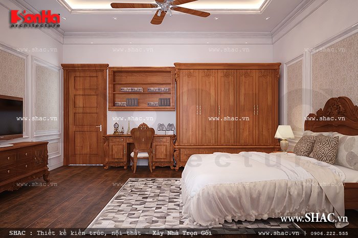Một phòng ngủ đơn giản mà ấm áp sh btp 0078