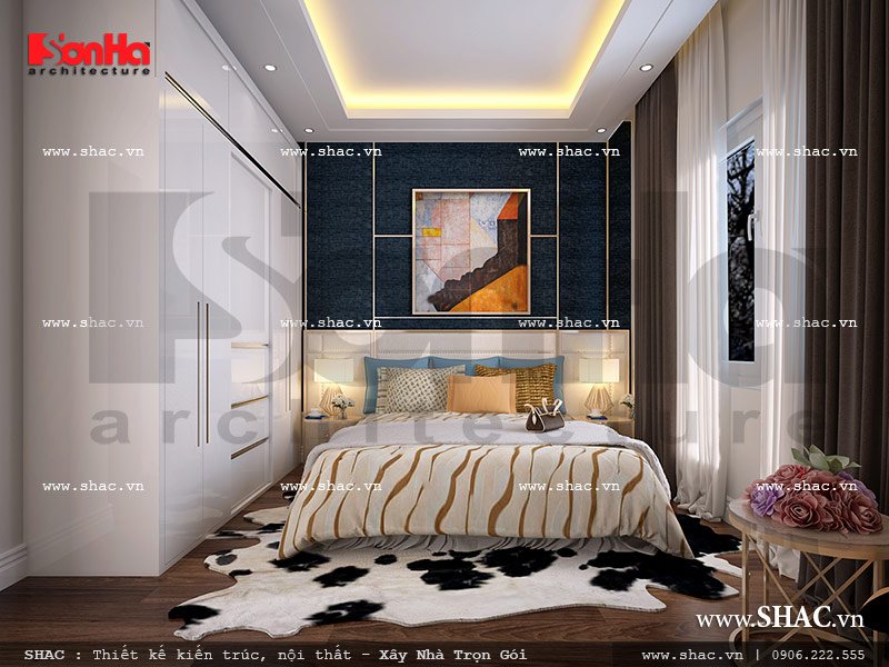 Thiết kế nội thất phòng ngủ 5 hiện đại sang trọng sh nod 0157