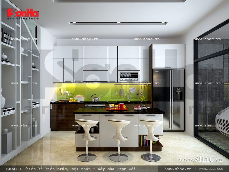 Thiết kế nội thất phòng bếp hiện đại sh nod 0157