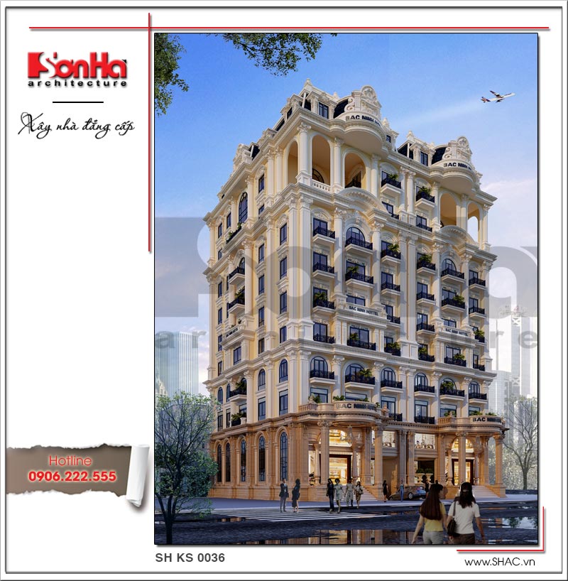 Thiết kế khách sạn 4 sao cổ điển và thủ tục cấp phép xây dựng công trình tại Hậu Giang