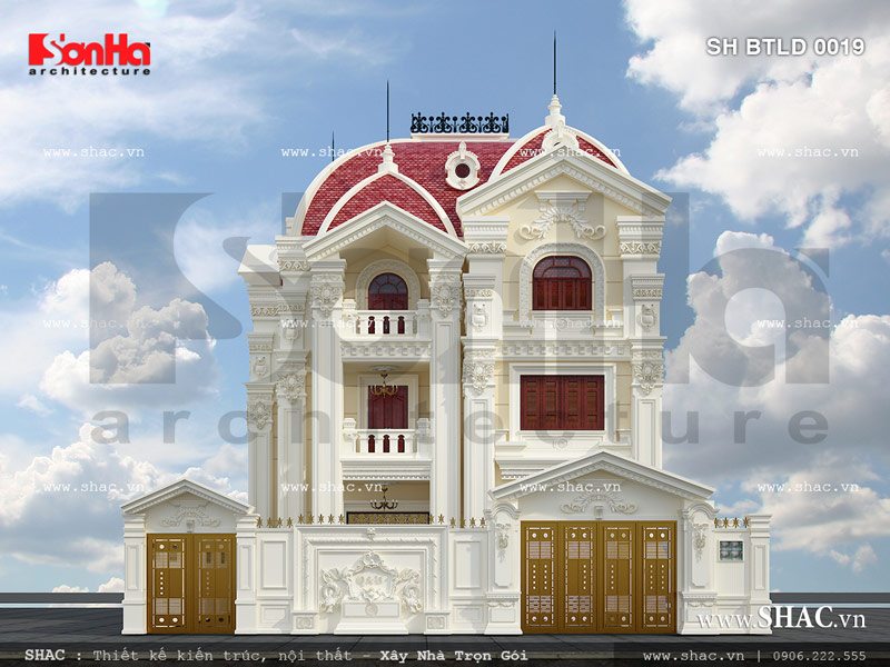 Những mẫu thiết kế biệt thự kiểu Pháp đẹp nhất tại Quảng Ninh 2