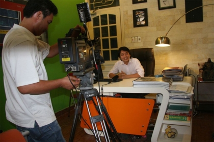 GĐ Nguyễn Hoàng Long trả lời phỏng vấn Đài truyền hình Hải Phòng