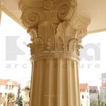 Hoa văn cột của biệt thự