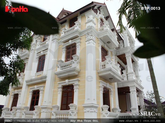 Ảnh thực tế của biệt thự kiểu pháp