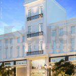 Mẫu nhà ống 4 tầng kiến trúc hiện đại