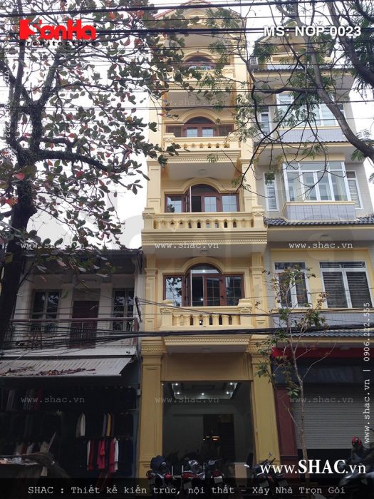 Thực tế nhà ống 6 tầng trọn gói