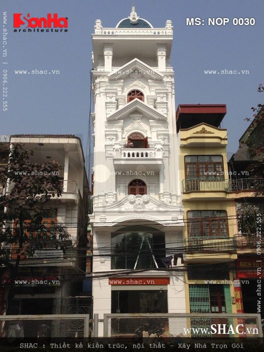 Nhà ống Pháp 6 tầng