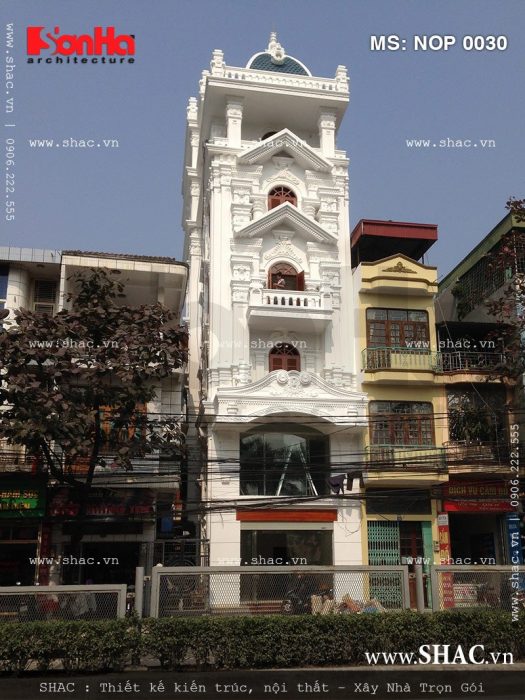 Thi công nhà ống Pháp