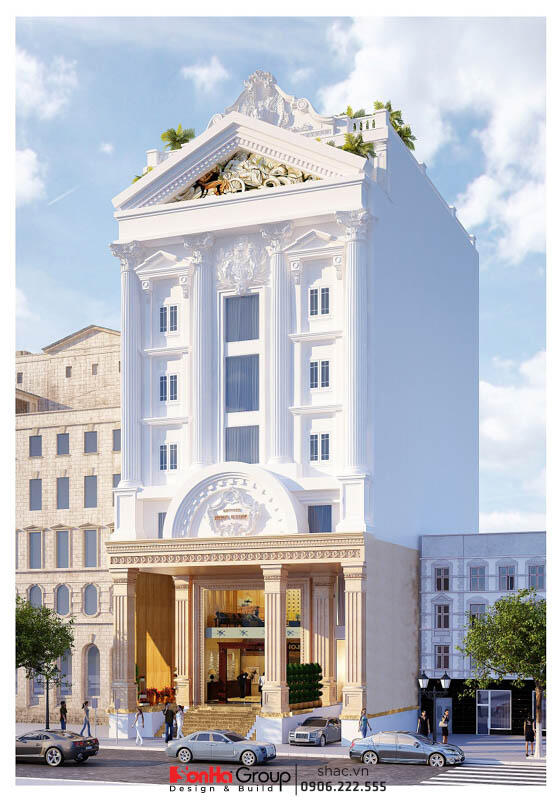 Khách sạn 7 tầng một mặt tiền Thiết kế khách sạn 7 tầng tiêu chuẩn 2 sao – KS 0006 56