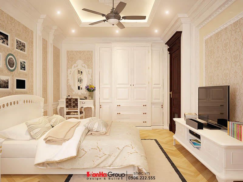 Mẫu phòng ngủ phong cách cổ điển Thiết kế khách sạn 7 tầng tiêu chuẩn 2 sao – KS 0006 75