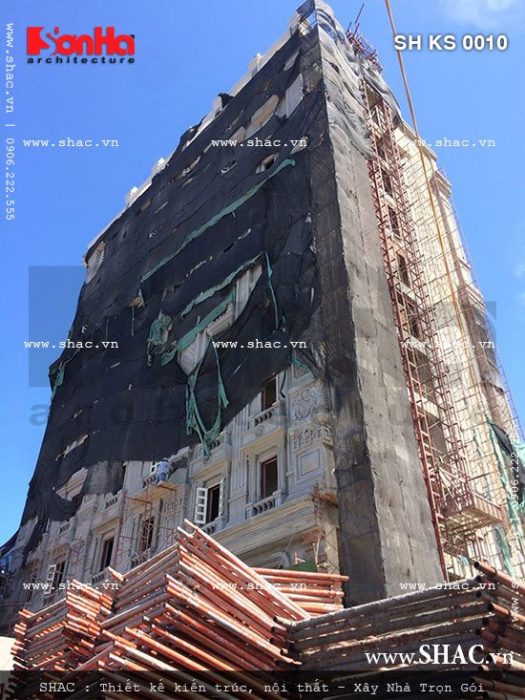 Thiết kế khách sạn 4 sao 8 tầng kiến trúc Pháp – KS 0010 17