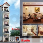 Hồ sơ nhà ống kiểu Pháp 5 tầng tại Quảng Ninh