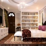 Nội thất phòng ngủ biệt thự, phòng ngủ cổ điển