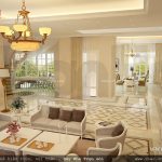 Phòng khách biệt thự rộng và đẹp