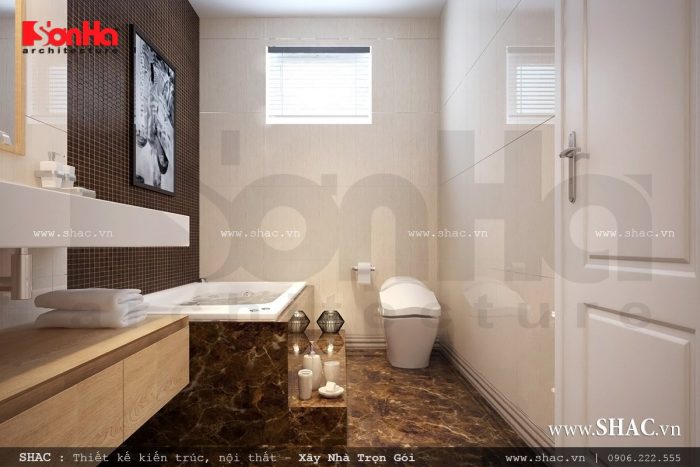 thiết kế phòng vệ sinh wc đẹp và hiện đại