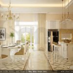 Nội thất phòng ăn đẹp, phòng ăn sang trọng