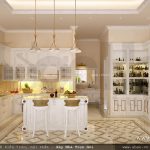 Nội thất phòng bếp kiểu Pháp đẹp