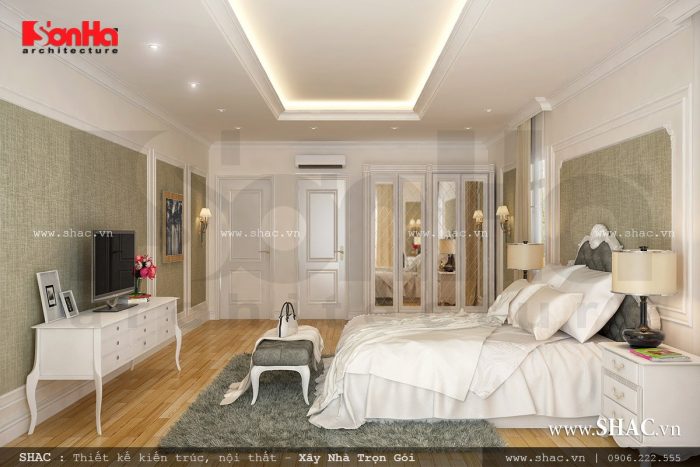 thiết kế phòng ngủ hiện đại, phòng ngủ con gái