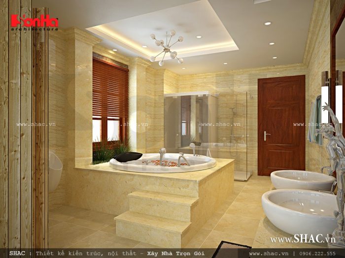 Nội thất Phòng tắm ấn tượng kết hợp spa