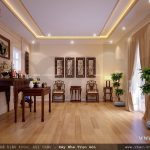 Thiết kế phòng thờ đẹp, nội thất phòng thờ, mẫu phòng thờ đẹp biệt thự