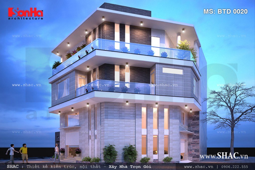 Biệt thự 3 tầng hiện đại