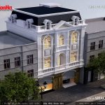 Biệt thự Pháp 3 tầng diện tích 12m x20m tại Hà Nội - BTP 0025