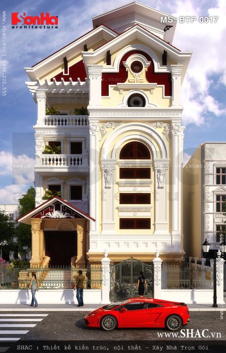 Biệt thự kiểu Pháp đẹp