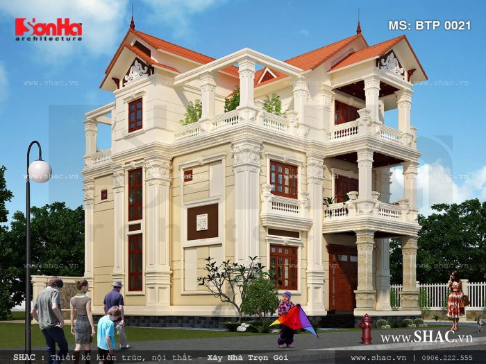 Biệt thự kiểu Pháp đẹp