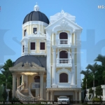 Biệt thự 5 tầng kiến trúc Pháp cổ điển