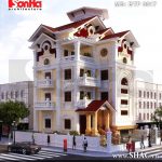 Biệt thự Pháp 4 tầng diện tích 9m x17m - BTP 0017