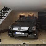 Gara ô tô của biệt thự Pháp