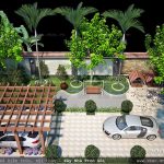 Gara ô tô ngoài trời