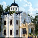 Kiến trúc biệt thự Pháp 2,5 tầng tại Bắc Ninh