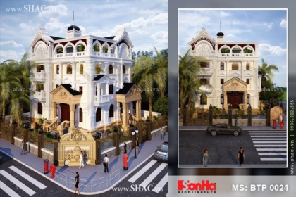 Kiến trúc biệt thự Pháp đẹp